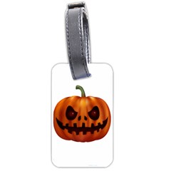 Halloween Pumpkin Luggage Tags (two Sides) by Valentinaart