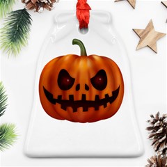 Halloween Pumpkin Bell Ornament (two Sides) by Valentinaart