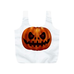 Halloween Pumpkin Full Print Recycle Bags (s)  by Valentinaart