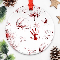 Massacre  Ornament (round) by Valentinaart