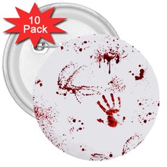 Massacre  3  Buttons (10 Pack)  by Valentinaart