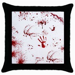 Massacre  Throw Pillow Case (black) by Valentinaart