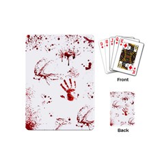 Massacre  Playing Cards (mini)  by Valentinaart