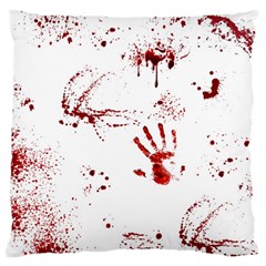 Massacre  Large Cushion Case (two Sides) by Valentinaart