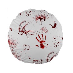 Massacre  Standard 15  Premium Round Cushions by Valentinaart