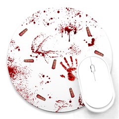 Massacre  Round Mousepads by Valentinaart