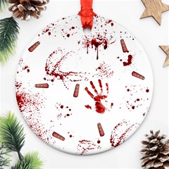 Massacre  Ornament (round) by Valentinaart