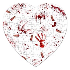 Massacre  Jigsaw Puzzle (heart) by Valentinaart