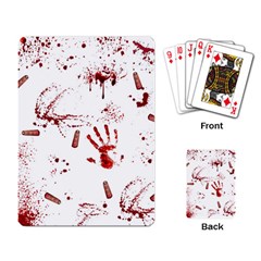 Massacre  Playing Card by Valentinaart