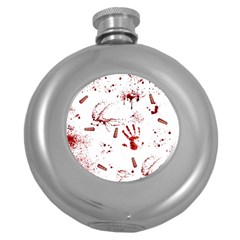 Massacre  Round Hip Flask (5 Oz) by Valentinaart