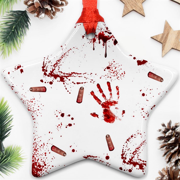 Massacre  Star Ornament (Two Sides)