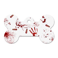 Massacre  Dog Tag Bone (two Sides) by Valentinaart