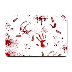 Massacre  Small Doormat  by Valentinaart