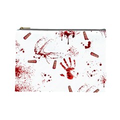 Massacre  Cosmetic Bag (large)  by Valentinaart