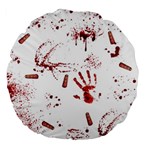 Massacre  Large 18  Premium Round Cushions Front