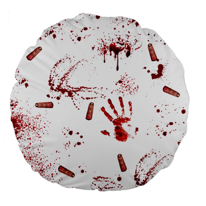 Massacre  Large 18  Premium Round Cushions