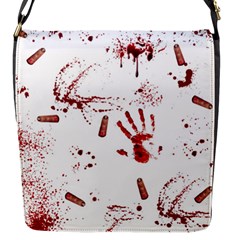 Massacre  Flap Messenger Bag (s) by Valentinaart