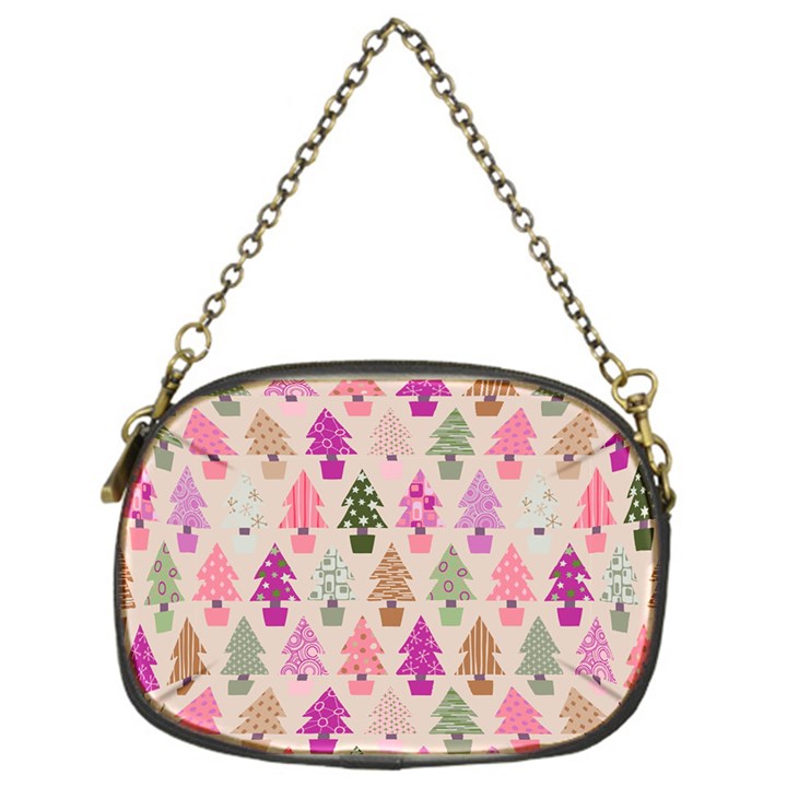 Christmas tree pattern Chain Purses (One Side) 