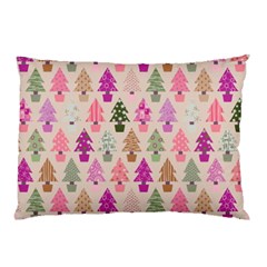 Christmas Tree Pattern Pillow Case (two Sides) by Valentinaart