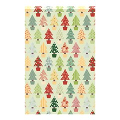 Christmas Tree Pattern Shower Curtain 48  X 72  (small)  by Valentinaart