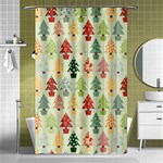 Christmas tree pattern Shower Curtain 48  x 72  (Small)  Curtain(48  X 72 ) - 42.18 x64.8  Curtain(48  X 72 )