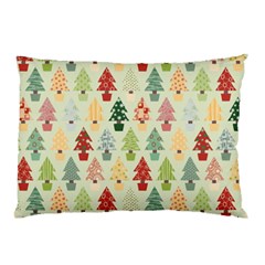 Christmas Tree Pattern Pillow Case (two Sides) by Valentinaart