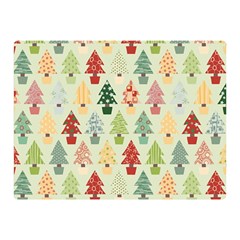 Christmas Tree Pattern Double Sided Flano Blanket (mini)  by Valentinaart