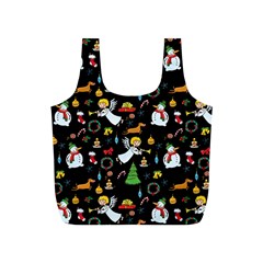 Christmas Pattern Full Print Recycle Bags (s)  by Valentinaart