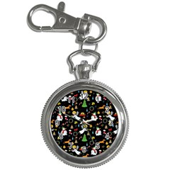 Christmas Pattern Key Chain Watches by Valentinaart