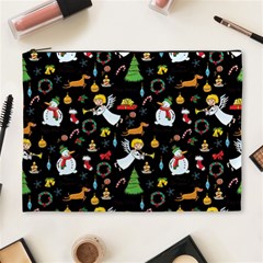 Christmas Pattern Cosmetic Bag (xl) by Valentinaart