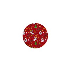 Christmas Pattern 1  Mini Magnets by Valentinaart