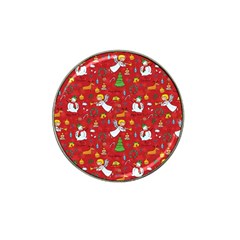 Christmas Pattern Hat Clip Ball Marker by Valentinaart