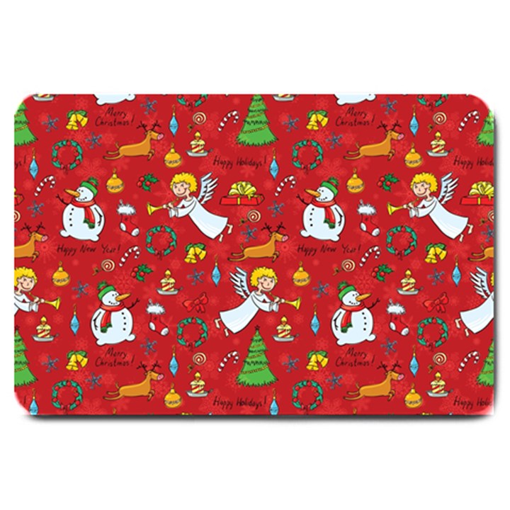 Christmas pattern Large Doormat 