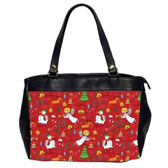 Christmas Pattern Office Handbags (2 Sides)  by Valentinaart