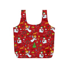 Christmas Pattern Full Print Recycle Bags (s)  by Valentinaart