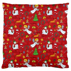 Christmas Pattern Standard Flano Cushion Case (one Side) by Valentinaart