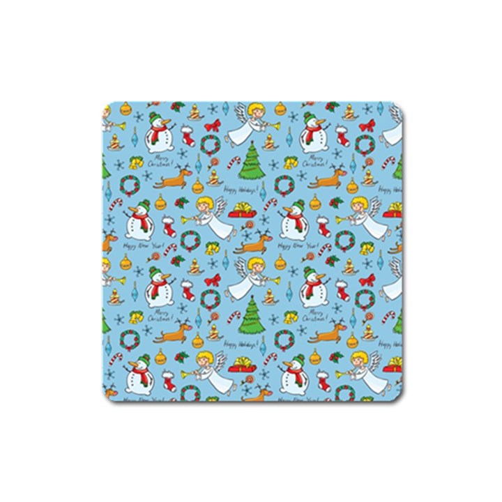 Christmas pattern Square Magnet