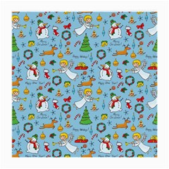 Christmas Pattern Medium Glasses Cloth by Valentinaart