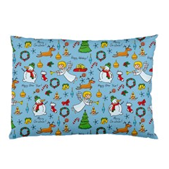 Christmas Pattern Pillow Case (two Sides) by Valentinaart