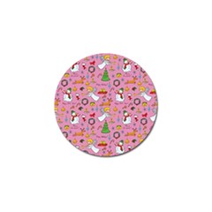 Christmas Pattern Golf Ball Marker by Valentinaart