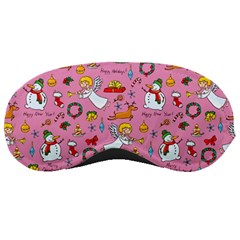 Christmas Pattern Sleeping Masks by Valentinaart