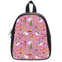 Christmas Pattern School Bag (small) by Valentinaart