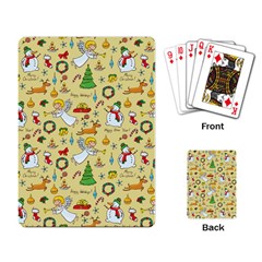 Christmas Pattern Playing Card by Valentinaart