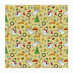 Christmas Pattern Medium Glasses Cloth by Valentinaart