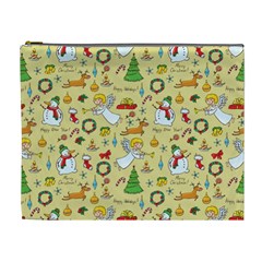 Christmas Pattern Cosmetic Bag (xl) by Valentinaart