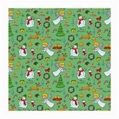 Christmas Pattern Medium Glasses Cloth by Valentinaart