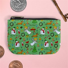 Christmas Pattern Mini Coin Purses by Valentinaart