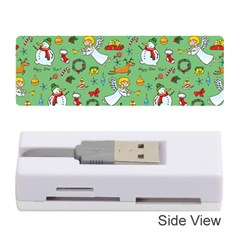 Christmas Pattern Memory Card Reader (stick)  by Valentinaart