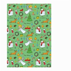 Christmas Pattern Small Garden Flag (two Sides) by Valentinaart