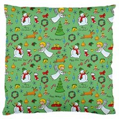 Christmas Pattern Standard Flano Cushion Case (two Sides) by Valentinaart